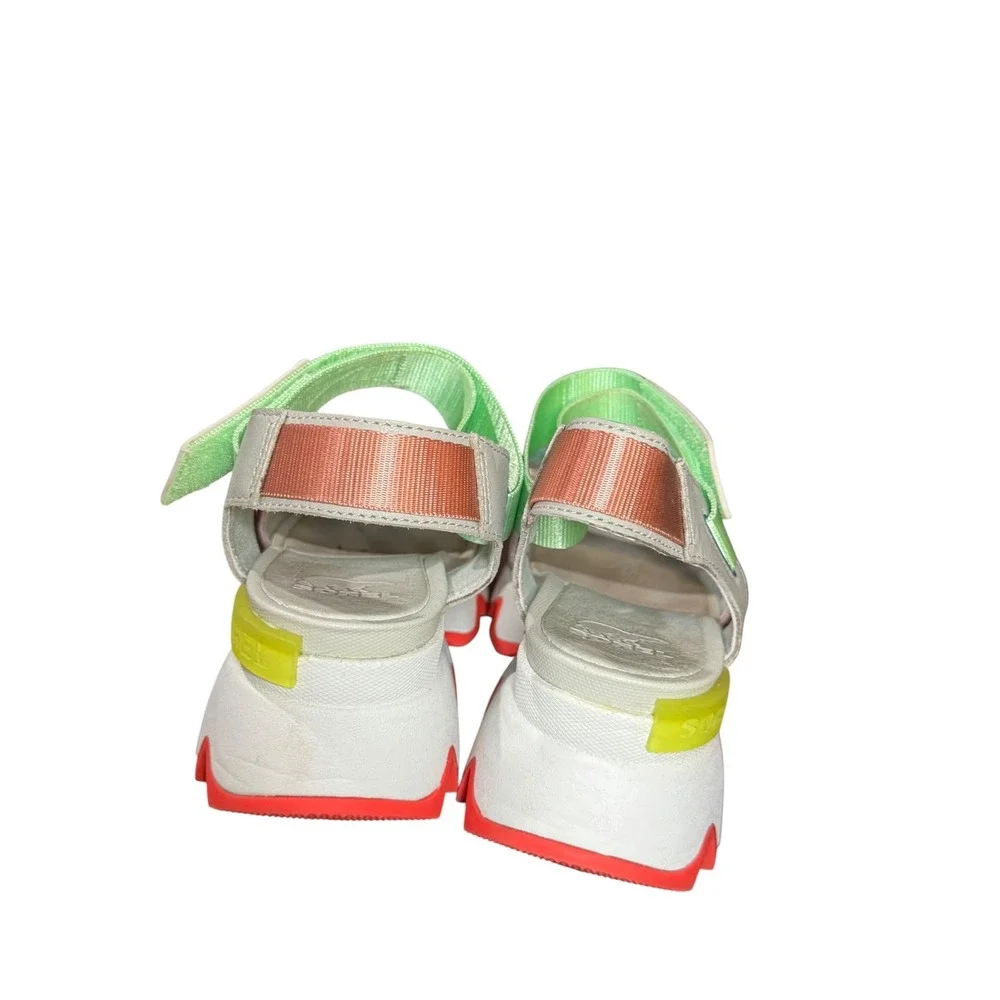 Sorel Kinetic Impact Multicolor Platform Sandals Size 9